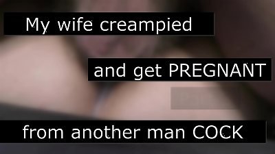 My big titted cheating wife creampied and  get pregnant by another man! - cuckold roleplay story with cuckold captions - Part three