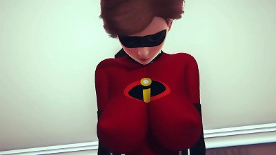 Helen Parr rides Dash | Incredibles Parody